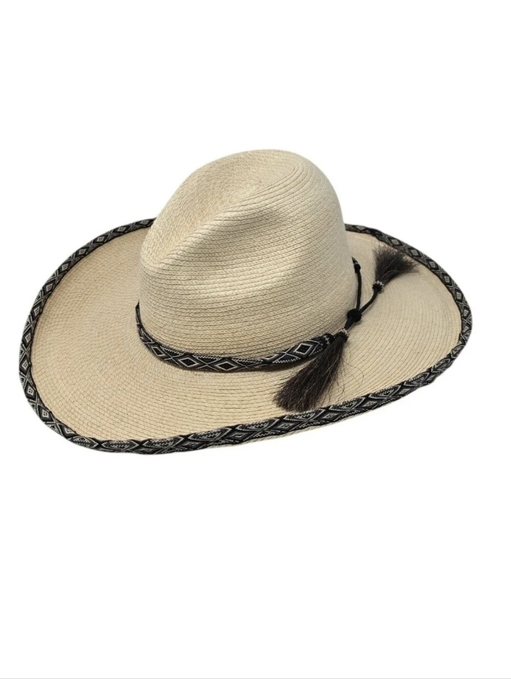NEW SunBody Guatemalan Palm Gus Western Cowboy Hat 4" Brim 6 7/8